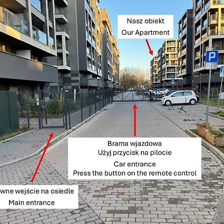 Appartement Nenufar Cracow Garden Parter Free Darmowy Parking Ogrod Netflix Klimatyzacja