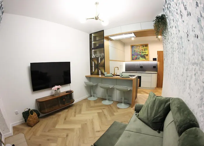Nenufar Cracow Garden Parter Free Darmowy Parking Ogród Netflix Klimatyzacja Apartament Kraków